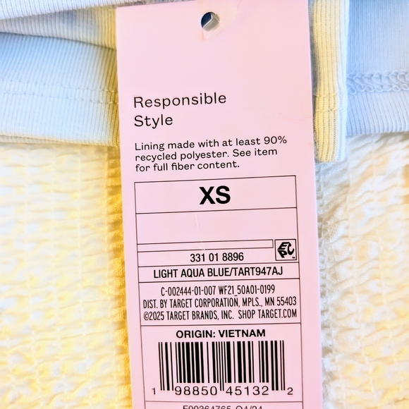 Wild Fable Light Blue Tube Crop Top - Picture 5 of 7